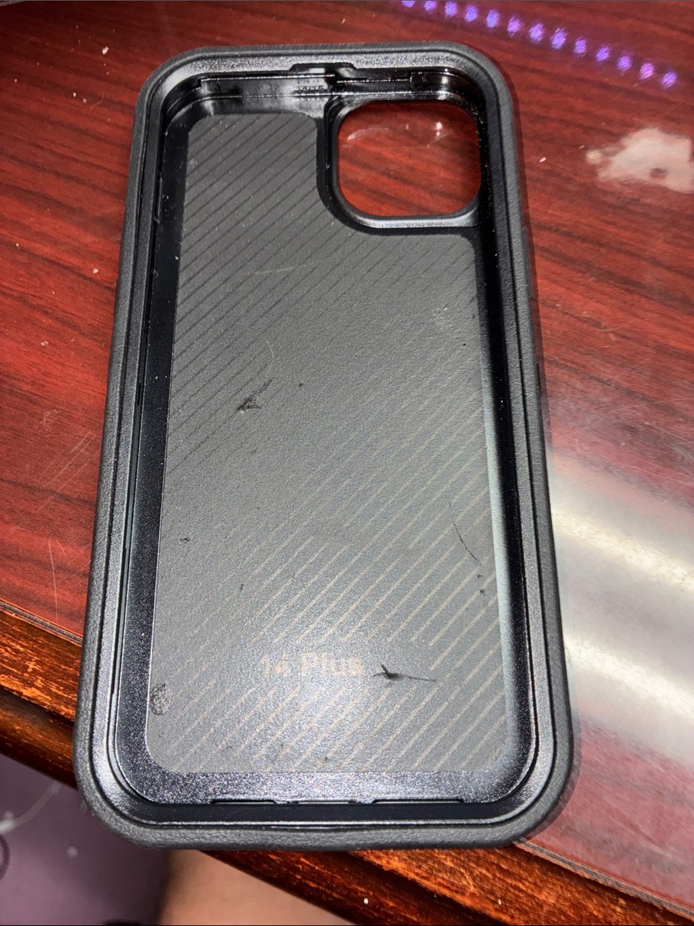 Black iPhone Case Compatible with 14 or 15 Plus